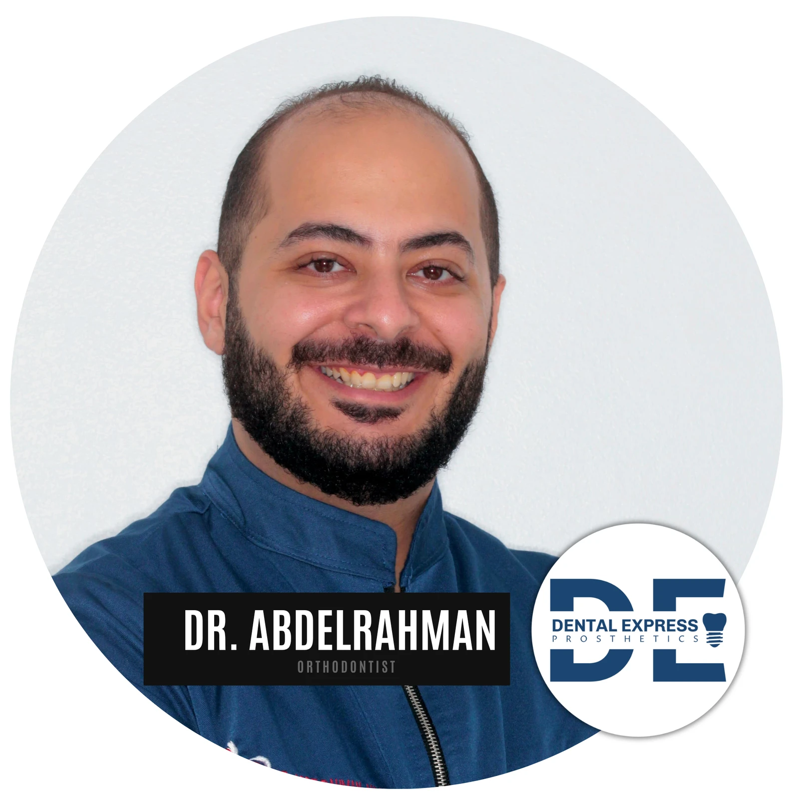Portrait of Dr. Abdelrahman, supplied by Dental Express