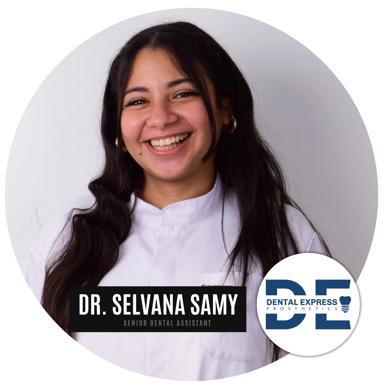 Portrait of Dr. Selvana Samy, supplied by Dental Express
