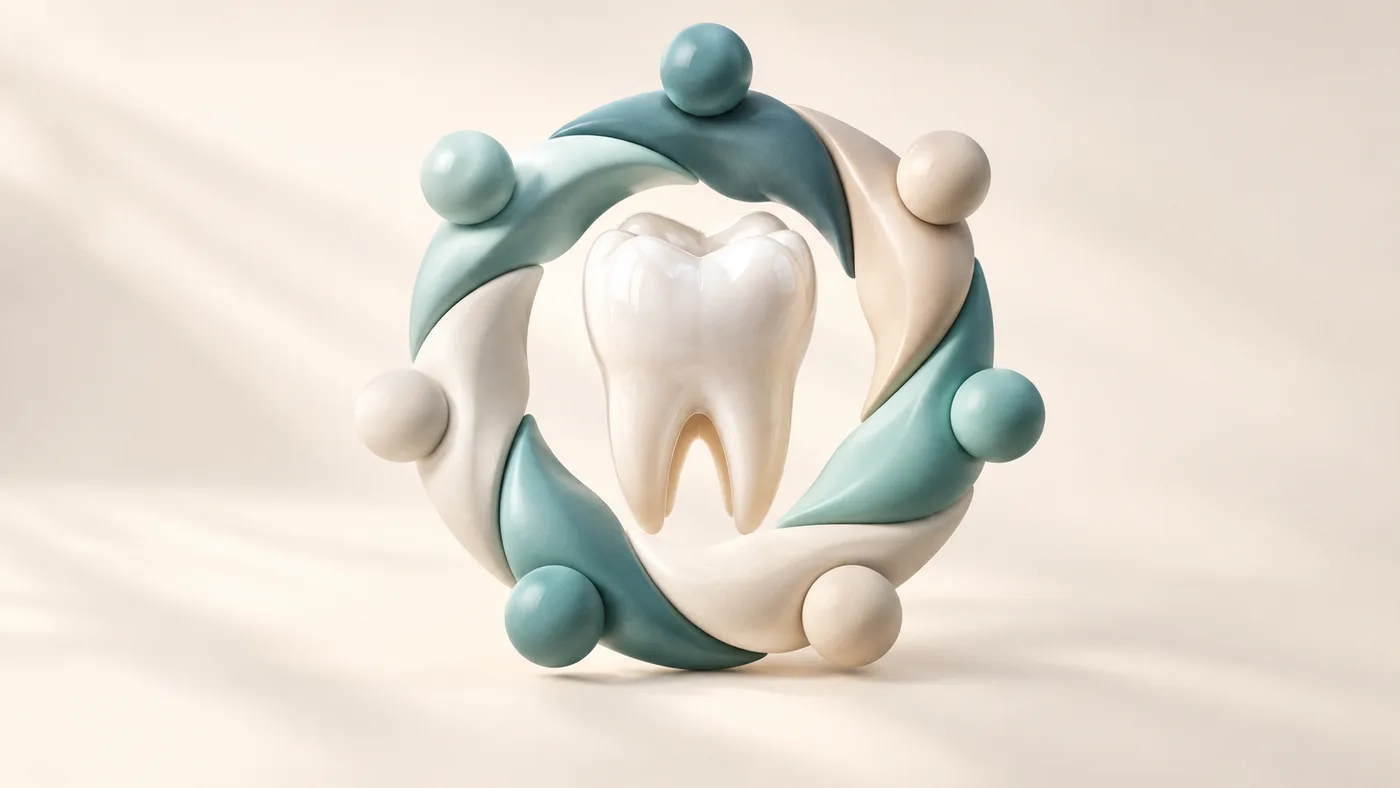 Conceptual dental illustration